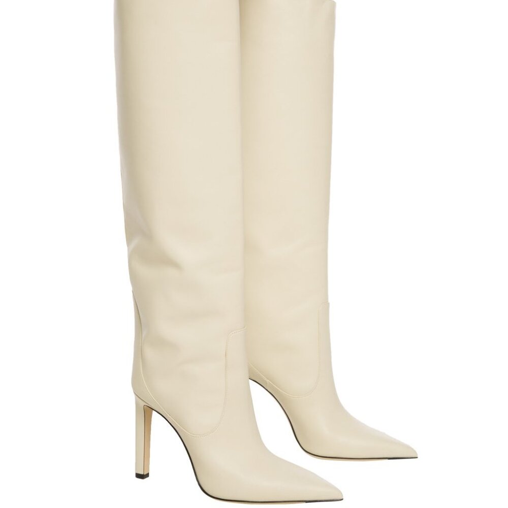 Jimmy Choo Mavis 85 Boots in White